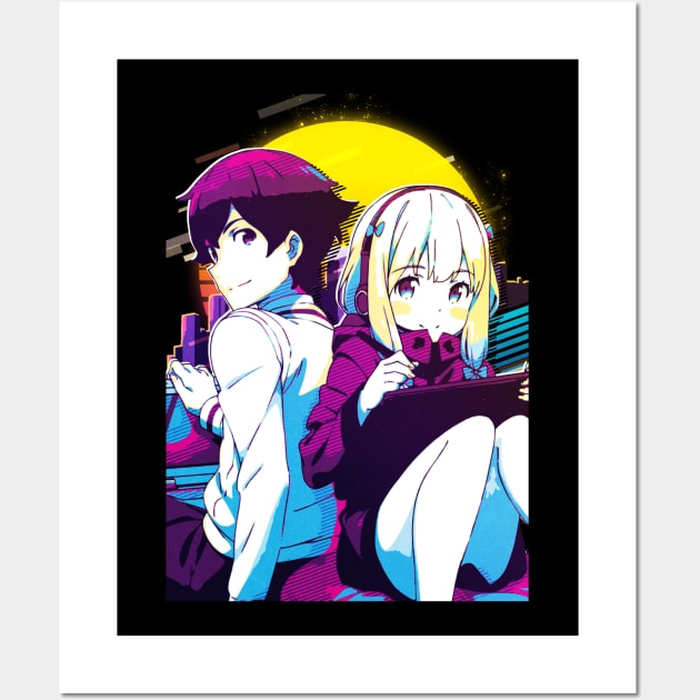 Izumi Sagiri and Izumi Masamune - Eromanga Sensei Wall Art by 80sRetro